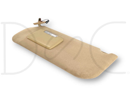 08-10 Ford F250 F350 LH Left Driver Sun Visor Tan W/ Mirror & Homelink Buttons