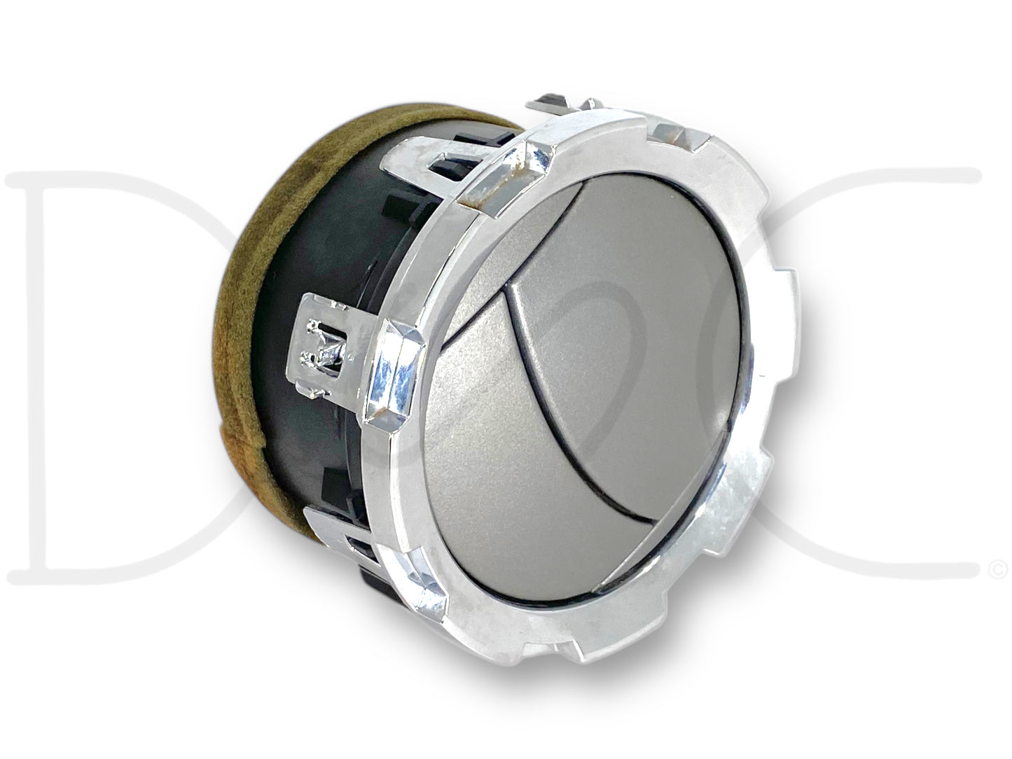 08-16 Ford F250 F350 Dashboard Dash Air Vent Ac Silver / Chrome OEM air vent with silver and chrome trim, used in good condition with light wear, compatible with 2008-2016 Ford F-250, F-350, F-450, and F-550 trucks, designed for Super Duty diesel models.
