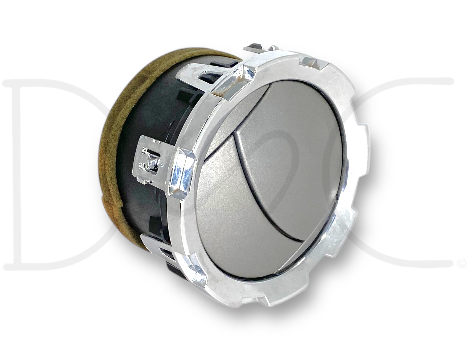 08-16 Ford F250 F350 Dashboard Dash Air Vent Ac Silver / Chrome OEM air vent with silver and chrome trim, used in good condition with light wear, compatible with 2008-2016 Ford F-250, F-350, F-450, and F-550 trucks, designed for Super Duty diesel models.