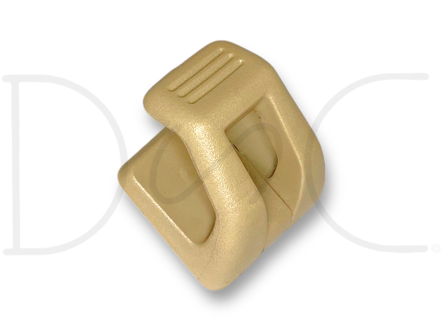 08-10 Ford F250 F350 Ceiling Coat Hook Luggage Cargo Hanger Tan OEM, used in good condition with light wear, compatible with 2008-2010 Ford Super Duty models including F-250, F-350, F-450, F-550, offering durable tan finish for interior truck use.