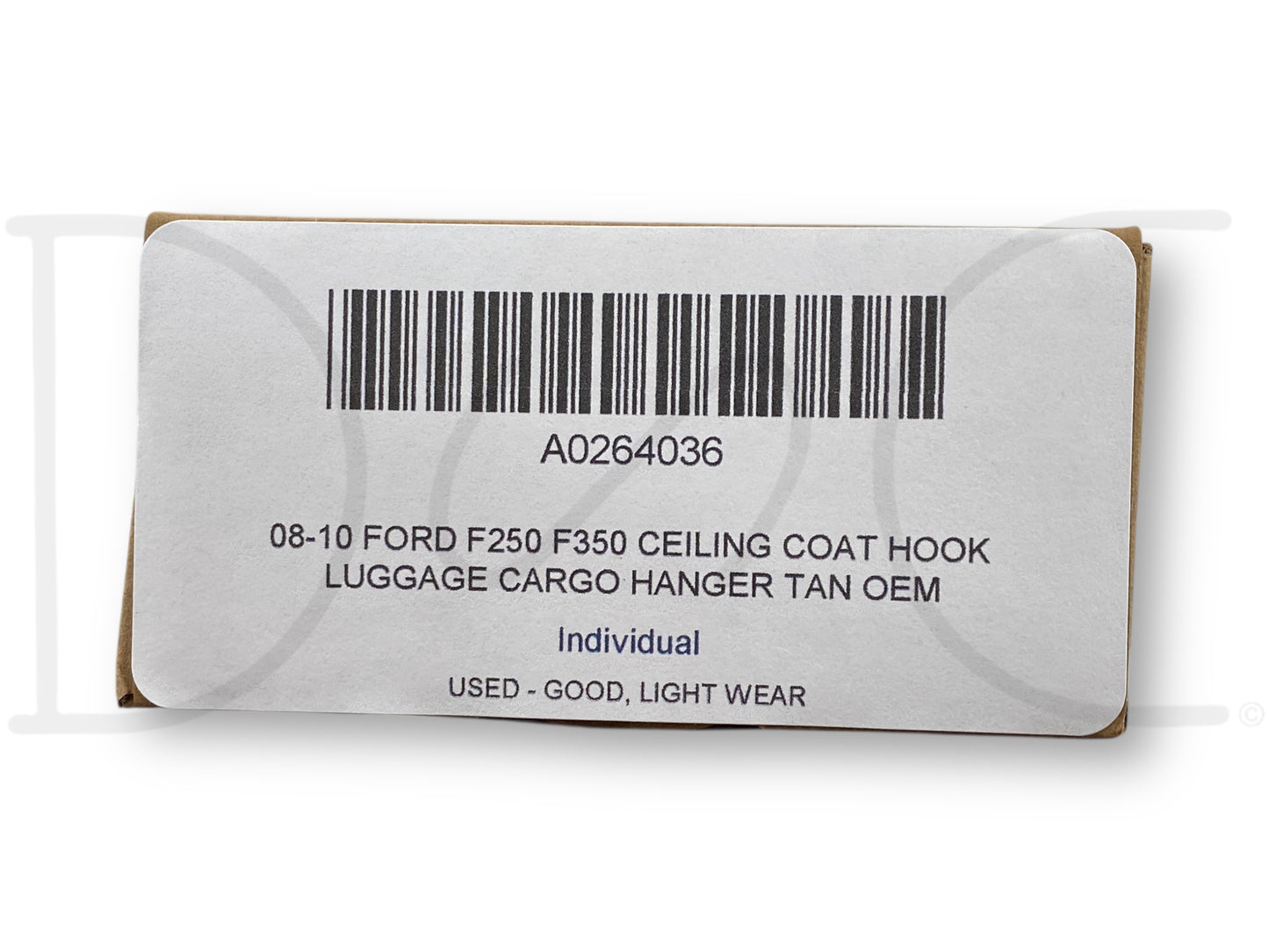 08-10 Ford F250 F350 Ceiling Coat Hook Luggage Cargo Hanger Tan OEM