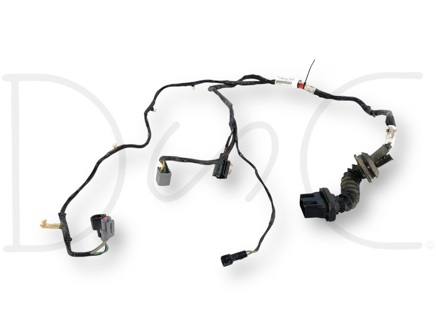 08-10 Ford F250 F350 LH Left Rear Door Wiring Harness 8C3T-14633-P2609 CD, used wiring harness with light wear, compatible with 2008-2010 Ford F-250, F-350, F-450, and F-550 trucks, designed for reliable electrical connections in truck doors, OE quality.