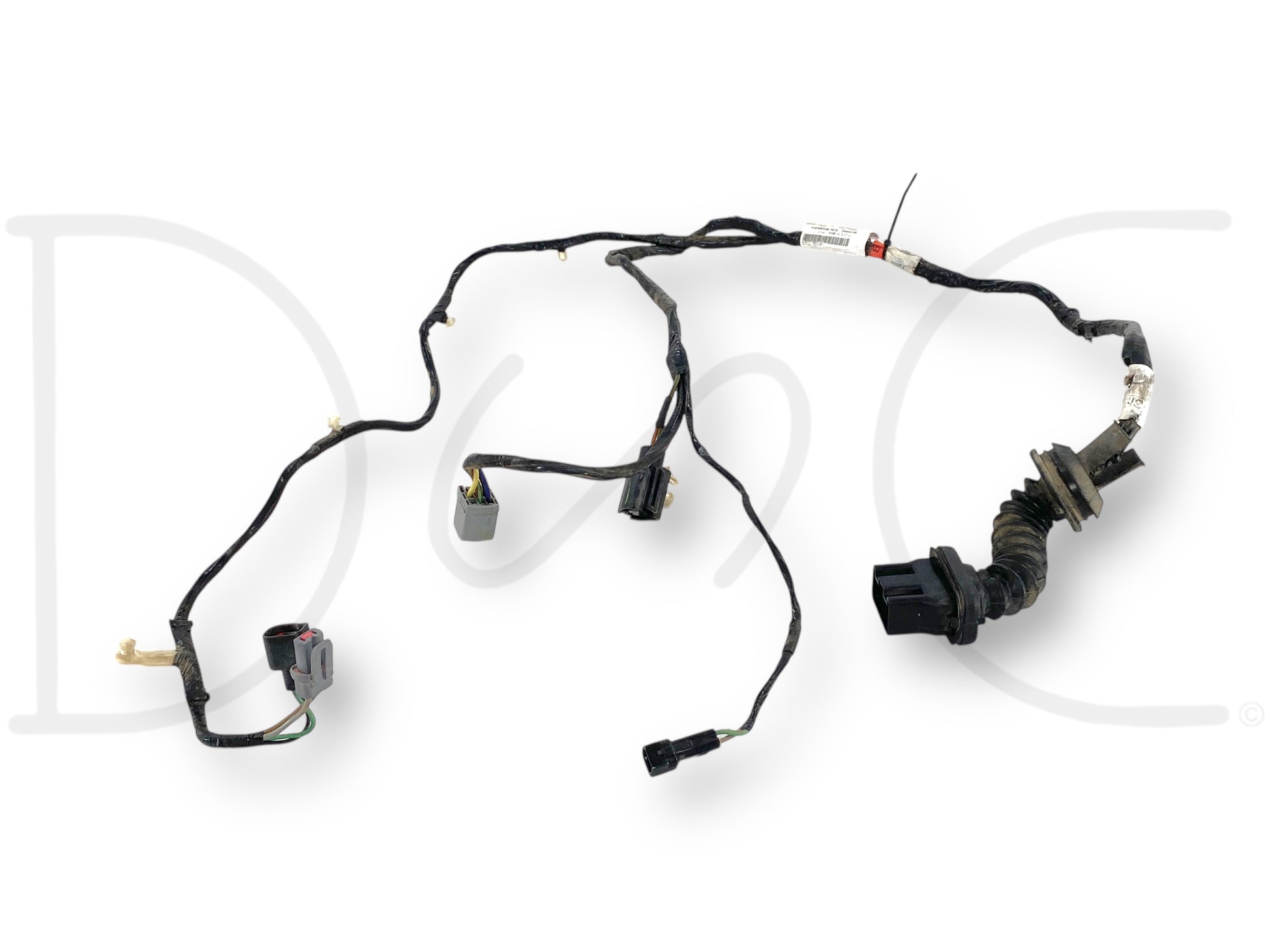 08-10 Ford F250 F350 LH Left Rear Door Wiring Harness 8C3T-14633-P2609 CD, used wiring harness with light wear, compatible with 2008-2010 Ford F-250, F-350, F-450, and F-550 trucks, designed for reliable electrical connections in truck doors, OE quality.