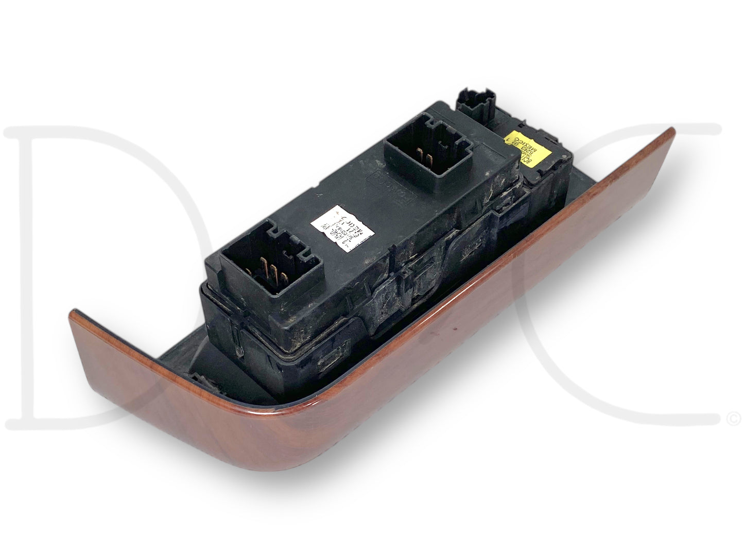 08-10 Ford F250 F350 LH Left Driver Front Power Window Lock Switch Panel Wood