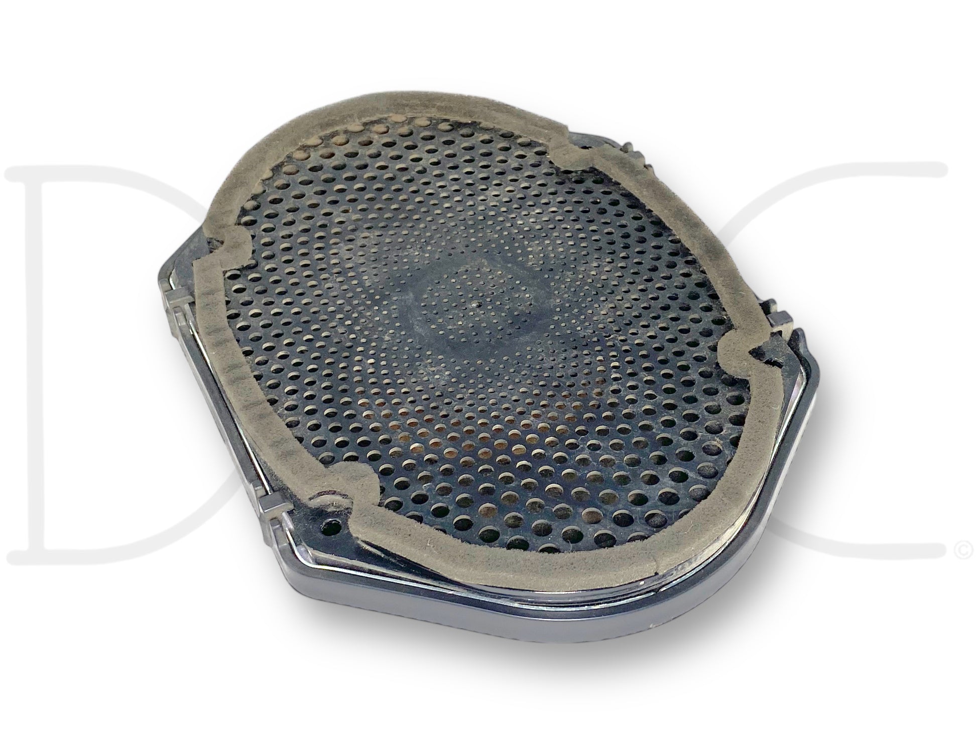 08-16 Ford F250 F350 Super Duty Door Speaker OE 7H6T-18808-Fa 7C3T-19B135-Bc used good condition door speaker removed from 2008 Ford F-250 King Ranch 6.4L Powerstroke diesel truck, featuring OE quality and compatibility for Ford Super Duty models 2008-2016.