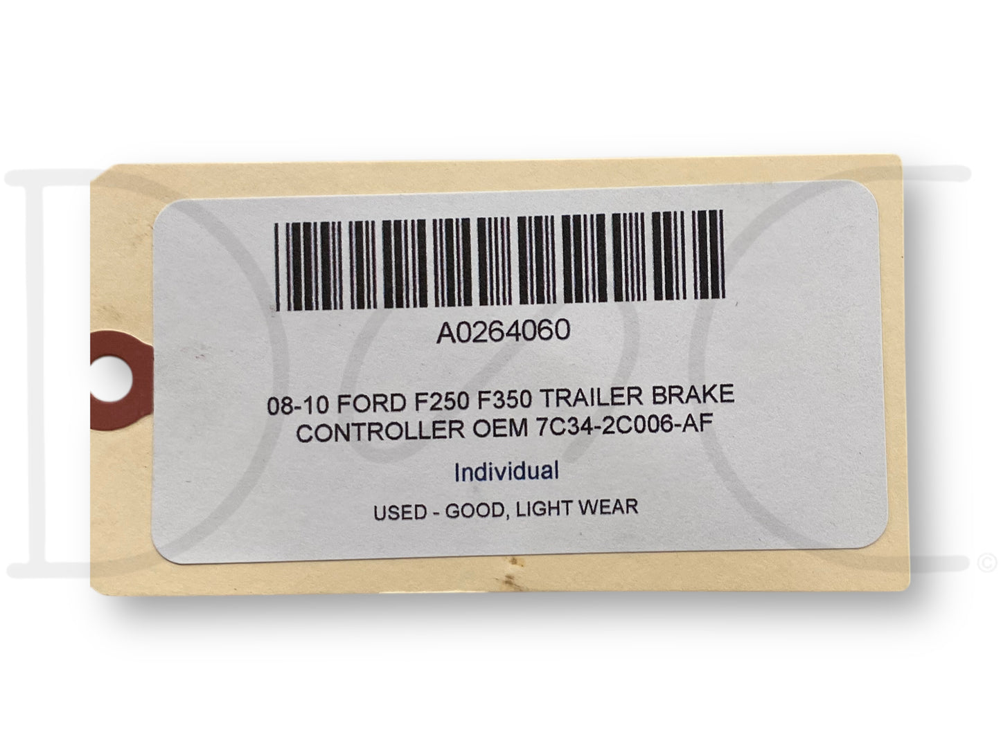 08-10 Ford F250 F350 Trailer Brake Controller OEM 7C34-2C006-Af