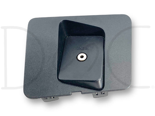 08-16 Ford F250 F350 Aux Line In Bezel Port Plug Audio Input OEM 8C34-25044F46-C