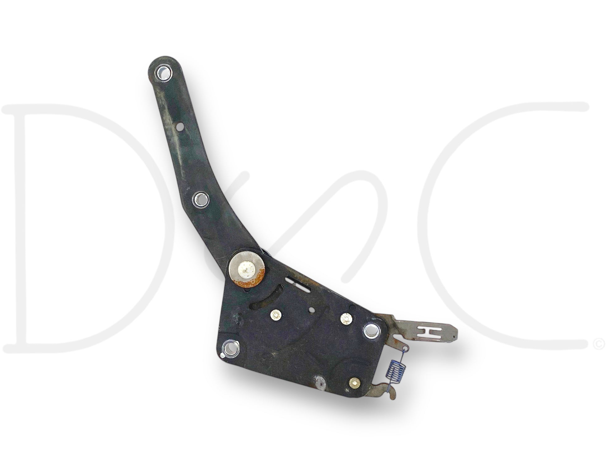 08-10 Ford F250 F350 RH Passenger Seat Back Recline Tilt Adjust Hinge Bracket OE, used condition with light wear, compatible with 2008-2010 Ford Super Duty trucks including F-250, F-350, F-450, and F-550 models, precision inspected for quality.