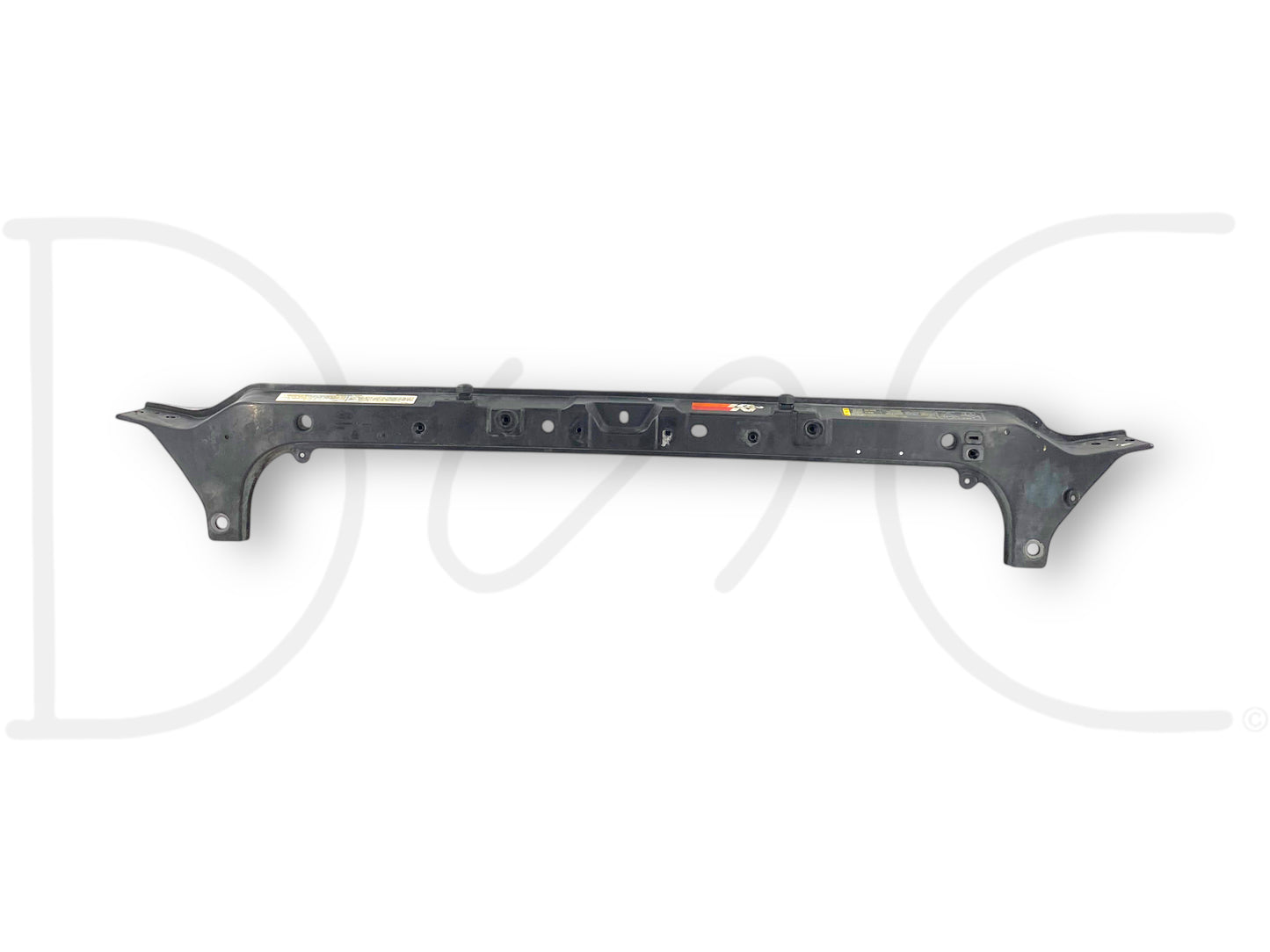 08-10 Ford F250 F350 Super Duty Upper Tie Bar Radiator Support Brace Crossmember removed from 2008 Ford F-250 King Ranch 6.4L diesel, used condition with light wear, designed for 2008-2010 F-250, F-350, F-450, and F-550 trucks, OEM compatible part.