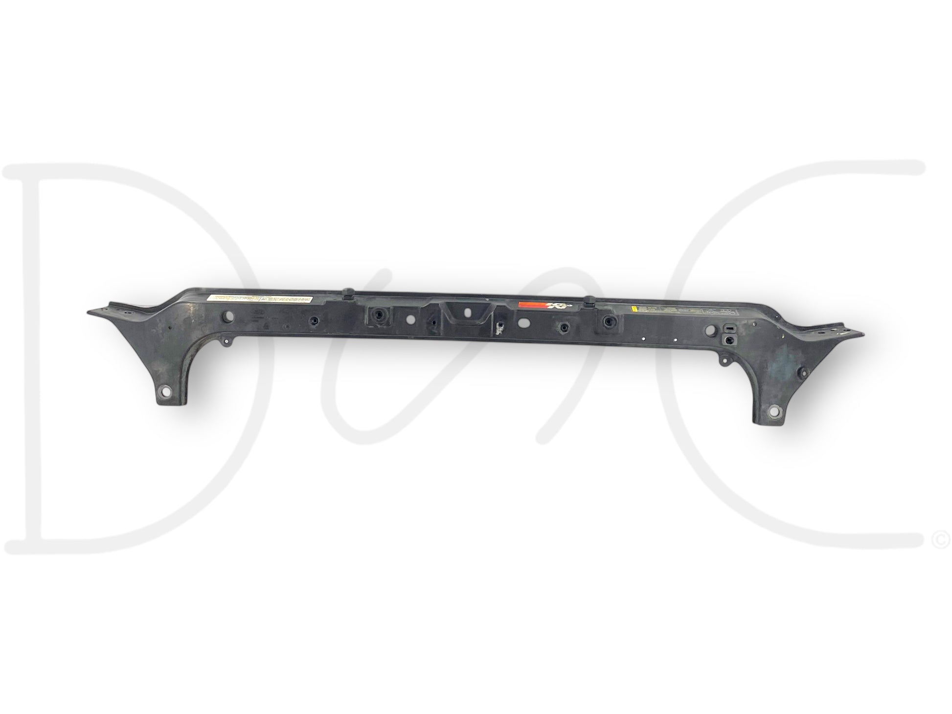 08-10 Ford F250 F350 Super Duty Upper Tie Bar Radiator Support Brace Crossmember removed from 2008 Ford F-250 King Ranch 6.4L diesel, used condition with light wear, designed for 2008-2010 F-250, F-350, F-450, and F-550 trucks, OEM compatible part.
