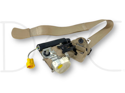 08-10 Ford F250 F350 LH Left Driver Front Seat Belt Seatbelt Camel Tan OE