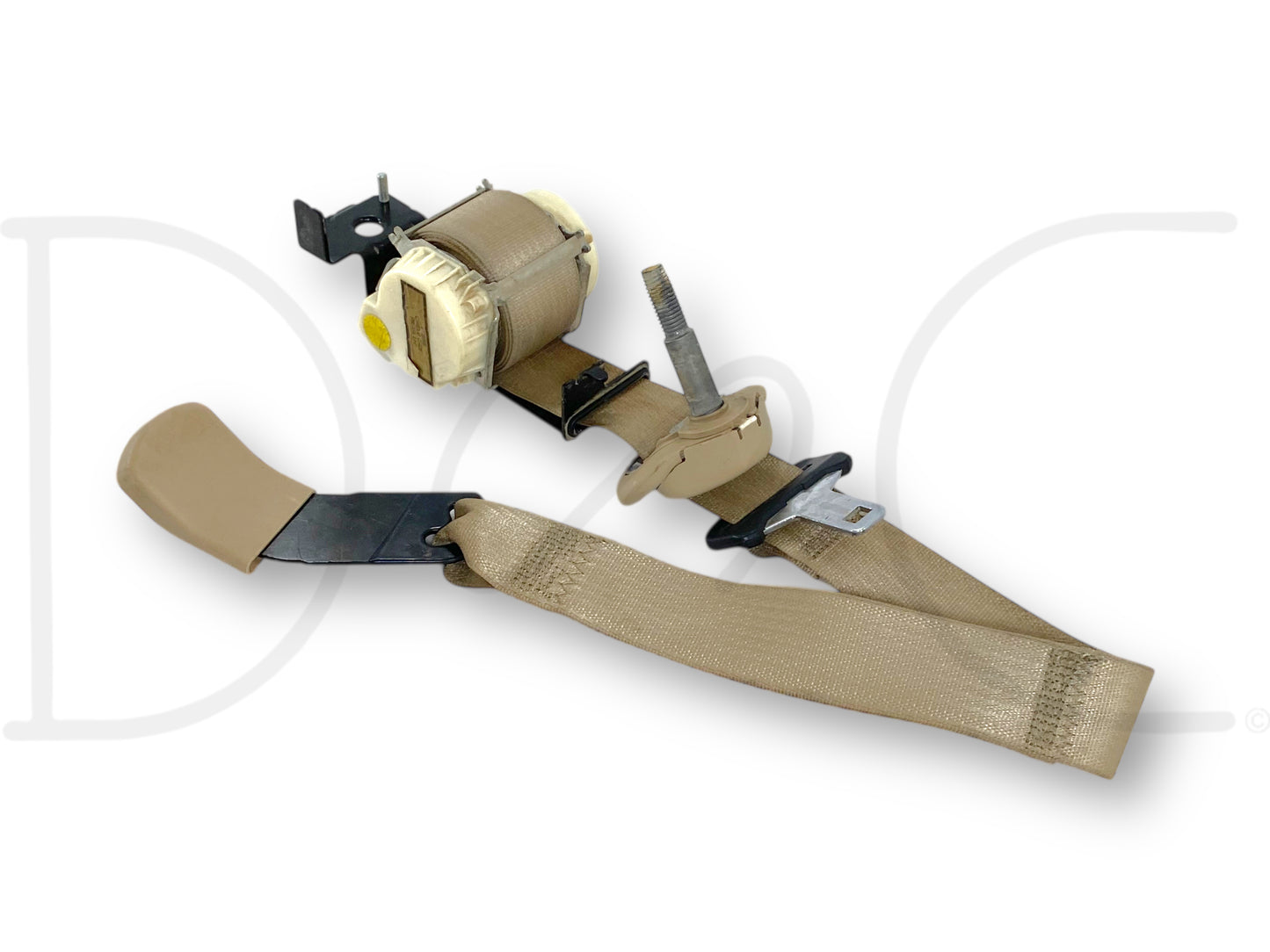 08-10 Ford F250 F350 LH Left Driver Rear Seat Belt Seatbelt Camel Tan OE