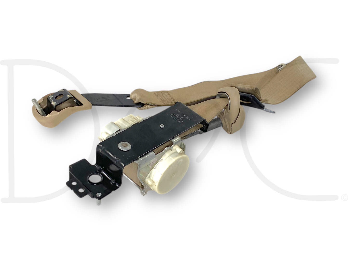 08-10 Ford F250 F350 LH Left Driver Rear Seat Belt Seatbelt Camel Tan OE