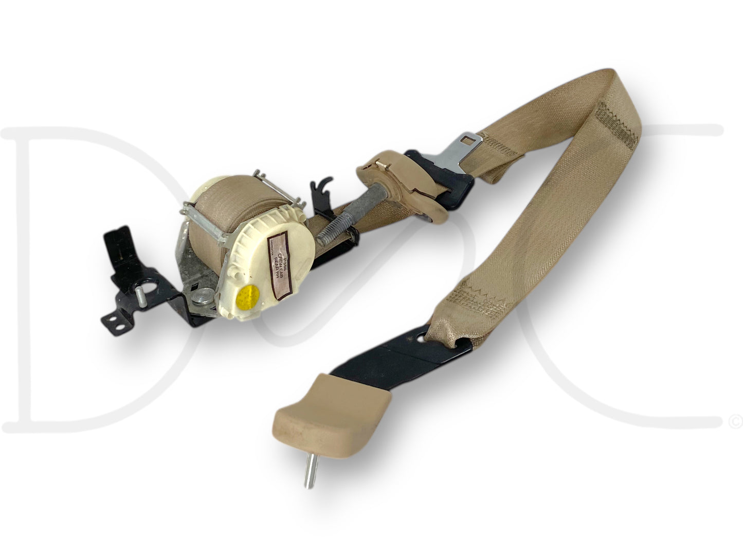 08-10 Ford F250 F350 RH Right Passenger Rear Seat Belt Seatbelt Camel Tan OE