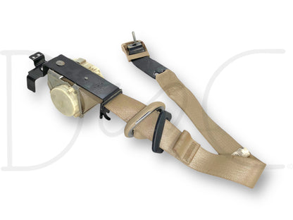 08-10 Ford F250 F350 RH Right Passenger Rear Seat Belt Seatbelt Camel Tan OE