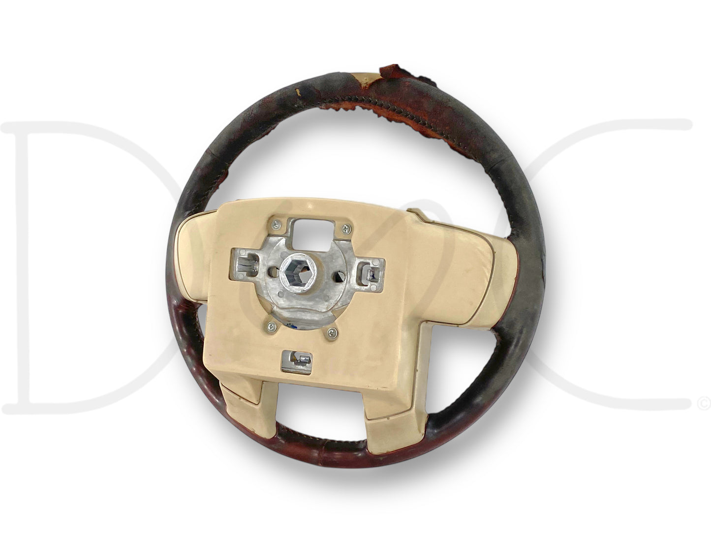 08-10 Ford F250 F350 King Ranch Steering Wheel W/ Cruise Audio Temp Fan *Blem*