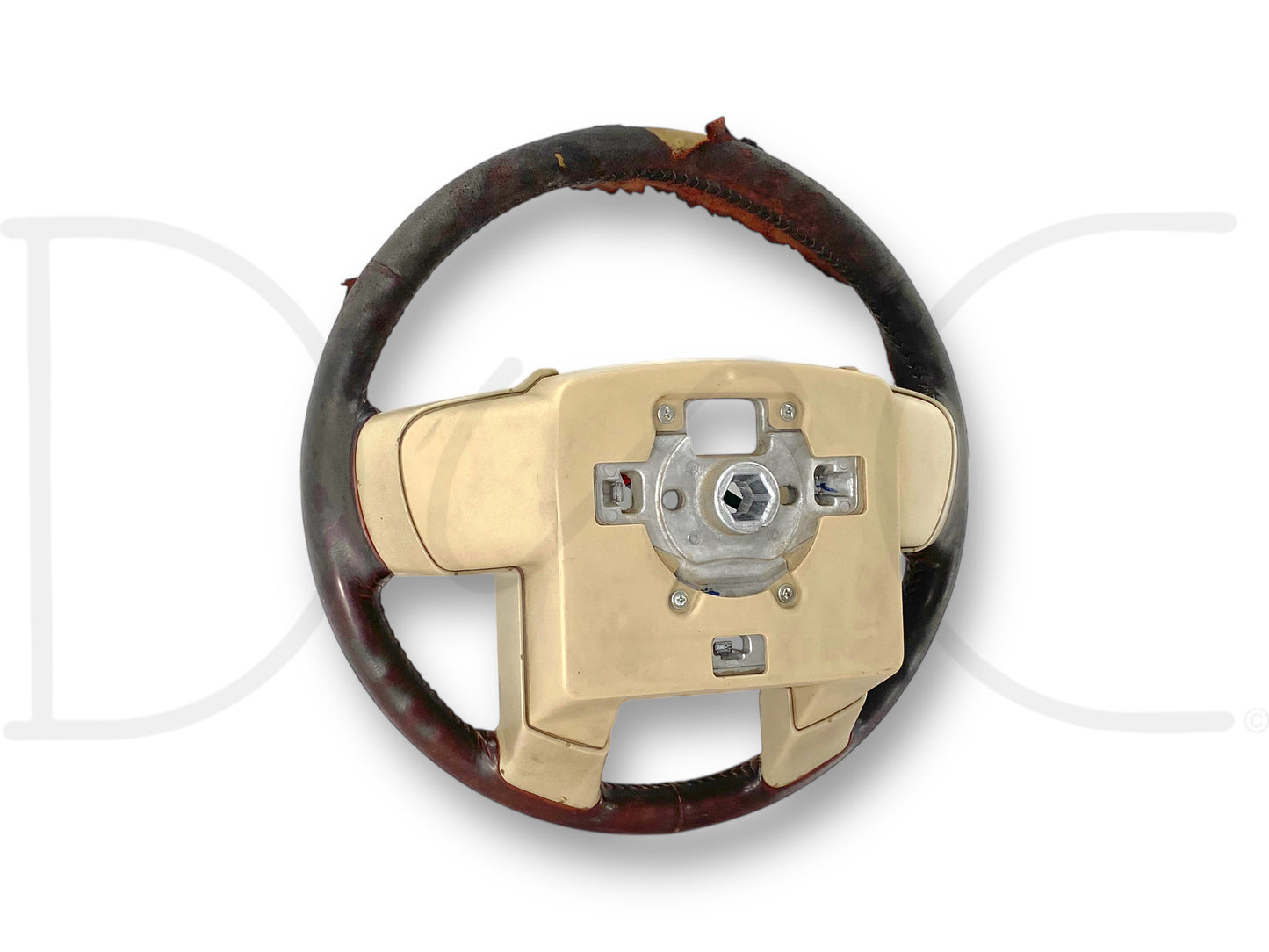08-10 Ford F250 F350 King Ranch Steering Wheel W/ Cruise Audio Temp Fan *Blem*