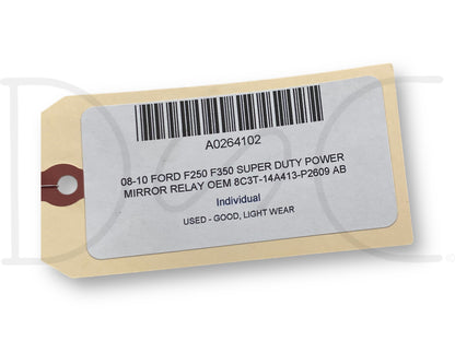 08-10 Ford F250 F350 Super Duty Power Mirror Relay OEM 8C3T-14A413-P2609 Ab