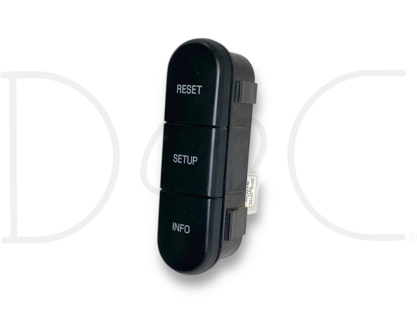 08-10 Ford F250 F350 Dash Cluster Info Setup Reset Button Switch Buttons OE