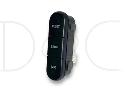 08-10 Ford F250 F350 Dash Cluster Info Setup Reset Button Switch Buttons OE