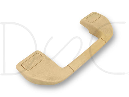 08-10 Ford F250 F350 RH Right Passenger A-Pillar Grab Handle Camel Tan OE, used in good condition with light wear, compatible with 2008-2010 Ford F-250, F-350, F-450, and F-550 Super Duty trucks, designed for durability and OEM fitment.