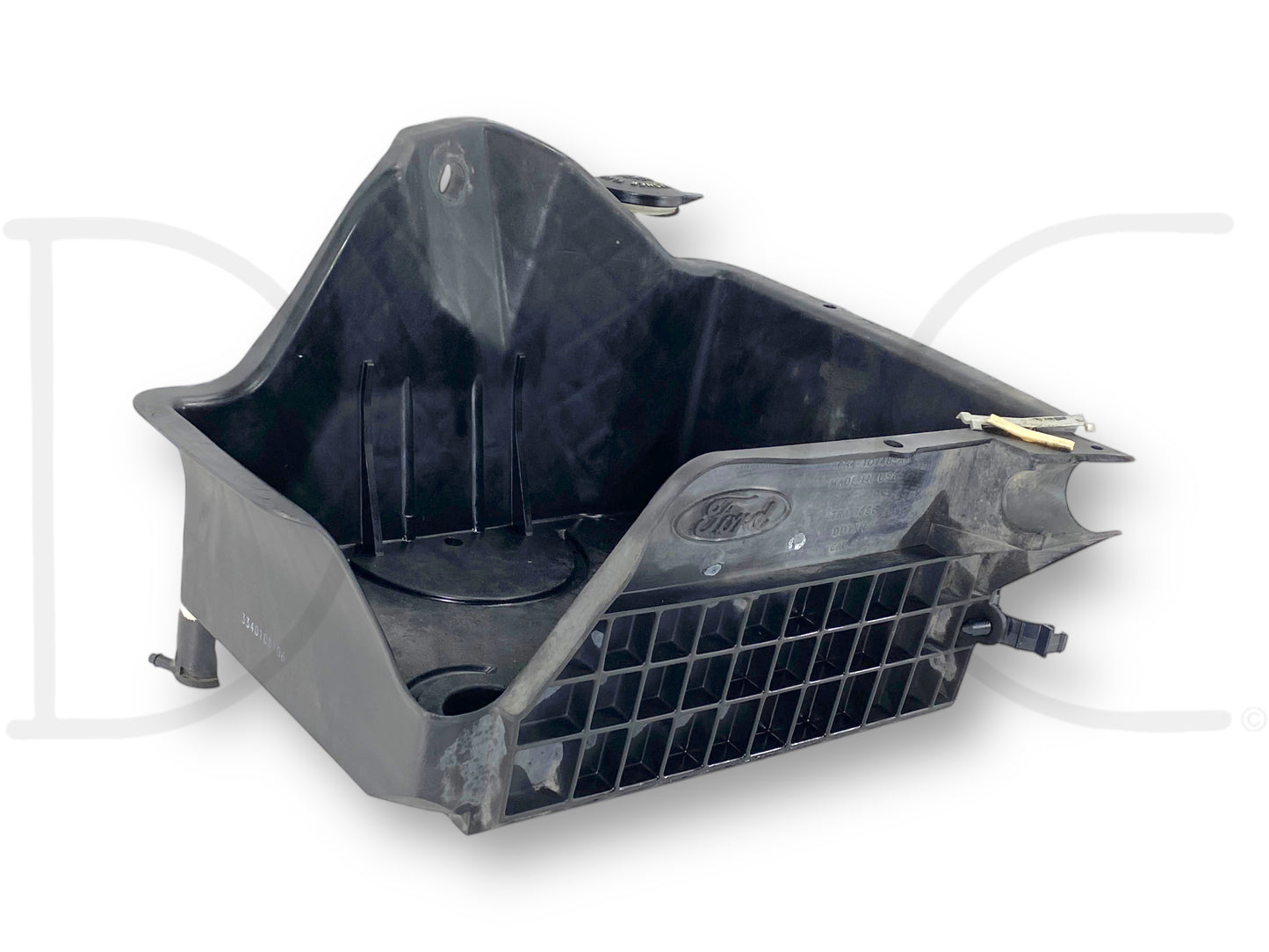 08-10 Ford F250 F350 Battery Tray Windshield Washer Fluid Tank Reservoir