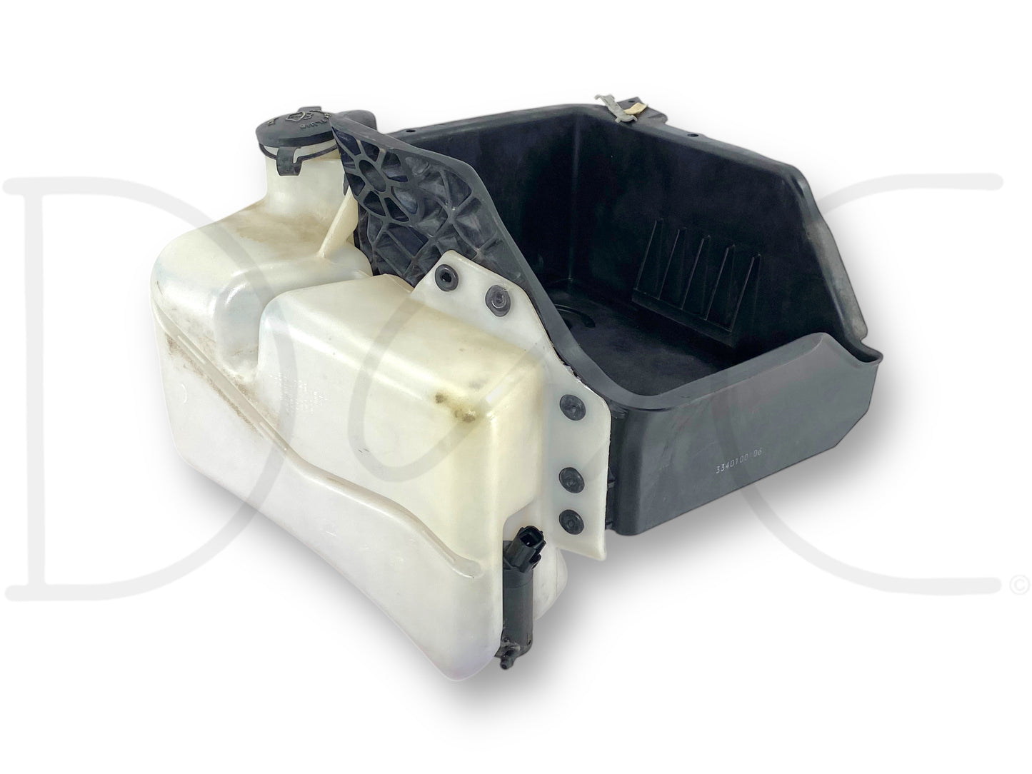 08-10 Ford F250 F350 Battery Tray Windshield Washer Fluid Tank Reservoir