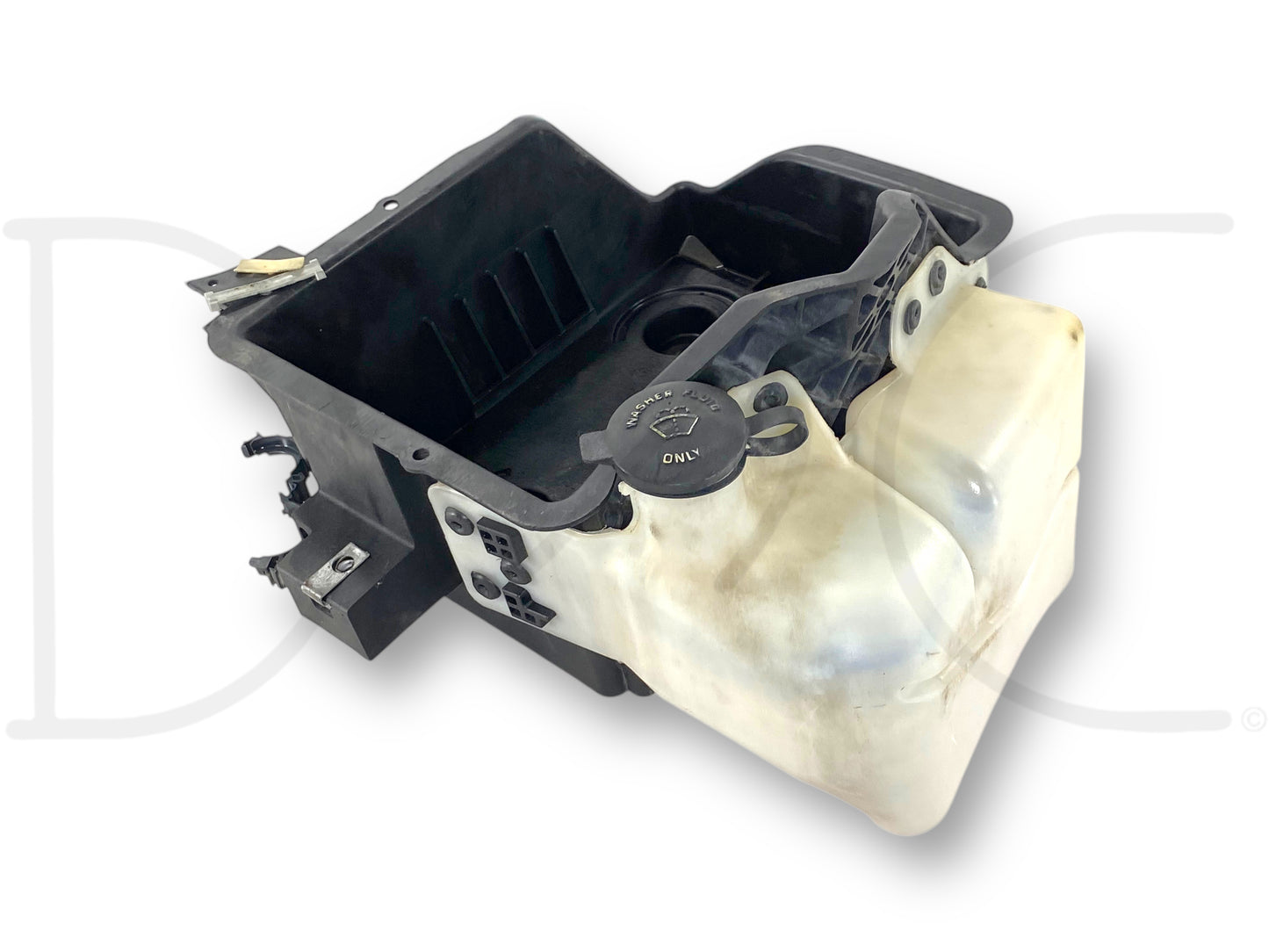 08-10 Ford F250 F350 Battery Tray Windshield Washer Fluid Tank Reservoir