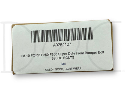 08-10 Ford F250 F350 Super Duty Front Bumper Bolt Set OE Bolts