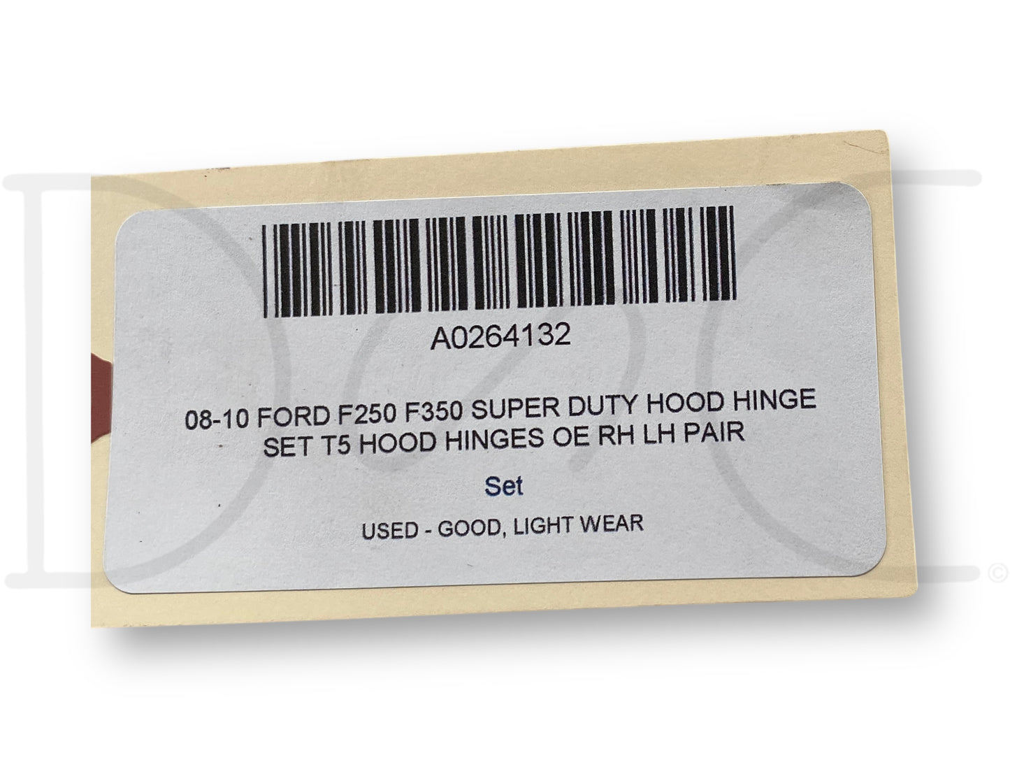 08-10 Ford F250 F350 Super Duty Hood Hinge Set T5 Hood Hinges OE RH LH Pair