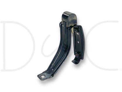 08-10 Ford F250 F350 RH Right Passenger Hood Bumper Rest Stop Bracket OE, used with light wear, fits 2008-2010 Ford F-250, F-350, F-450, and F-550 trucks, compatible with 6.4L Powerstroke models, made of durable metal for reliable hood support.