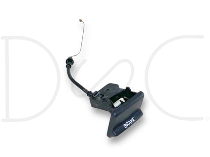 08-16 Ford F250 F350 Parking Emergency Brake Release Lever Handle Cable OE in used good condition with light wear, compatible with 2008-2016 F-250, F-350, F-450, and F-550 Super Duty trucks, designed for reliable operation in Ford diesel models including 6.4L Powerstroke engines.
