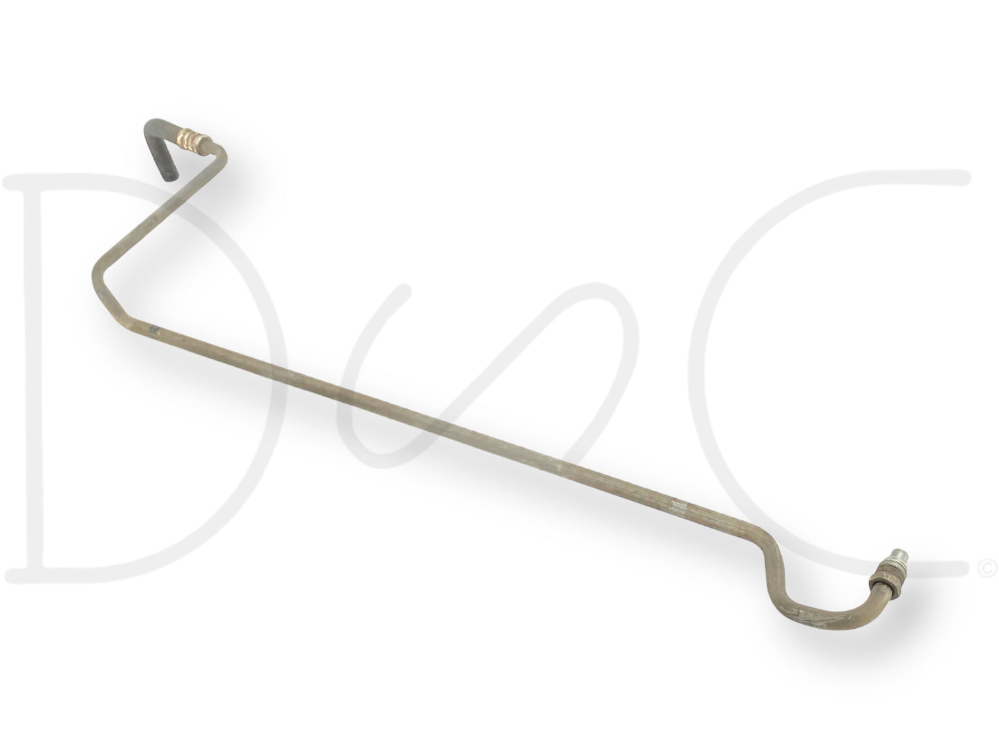 08-10 Ford F250 F350 5R110 Auto Trans Transmission Cooler Crossover Line OE, used condition with light wear, designed for 2008-2010 F-250, F-350, F-450, F-550 trucks, made to ensure proper fit and function for 6.4L Powerstroke 5R110 automatic transmissions.