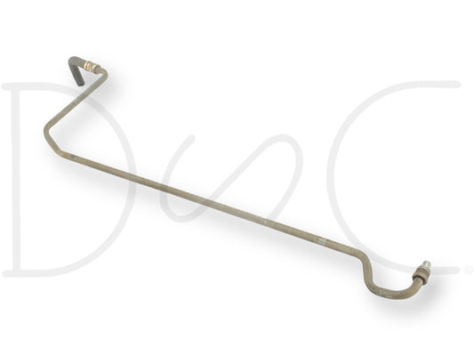 08-10 Ford F250 F350 5R110 Auto Trans Transmission Cooler Crossover Line OE, used condition with light wear, designed for 2008-2010 F-250, F-350, F-450, F-550 trucks, made to ensure proper fit and function for 6.4L Powerstroke 5R110 automatic transmissions.