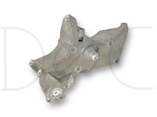 Used 08-10 Ford F250 F350 6.4 6.4L Diesel Alternator Bracket OE 7C3E-10239-Cc with light wear, removed from a 2008 Ford F-250 King Ranch 6.4L Diesel, designed for 2008-2010 F-250, F-350, F-450, and F-550 Super Duty trucks, durable metal construction.