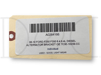 08-10 Ford F250 F350 6.4 6.4L Diesel Alternator Bracket OE 7C3E-10239-Cc