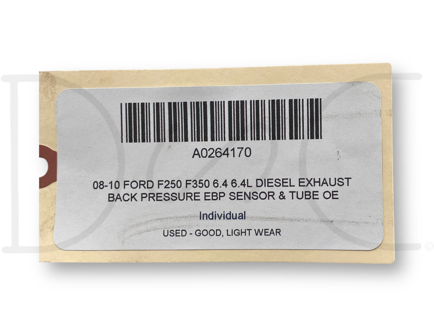 08-10 Ford F250 F350 6.4 6.4L Diesel Exhaust Back Pressure EBP Sensor & Tube OE