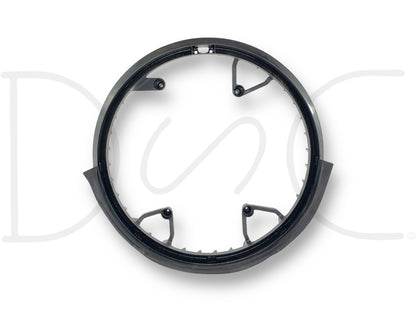 08-10 Ford F250 F350 6.4 6.4L Diesel Radiator Inner Fan Shroud 7C34-8B614-Ce, used with light wear, designed for 2008-2010 Ford Super Duty trucks with 6.4L Powerstroke engines, black plastic construction ensuring proper airflow and cooling efficiency.