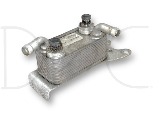 08-10 Ford F250 F350 6.4 6.4L Diesel Fuel Cooler OE 1875678C2 , 1875109C93 used fuel cooler with light wear, designed for 2008-2010 Ford Super Duty trucks, ensuring efficient cooling and compatibility with 6.4L Powerstroke diesel engines.