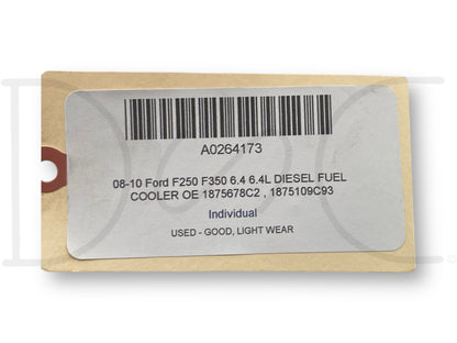 08-10 Ford F250 F350 6.4 6.4L Diesel Fuel Cooler OE 1875678C2 , 1875109C93