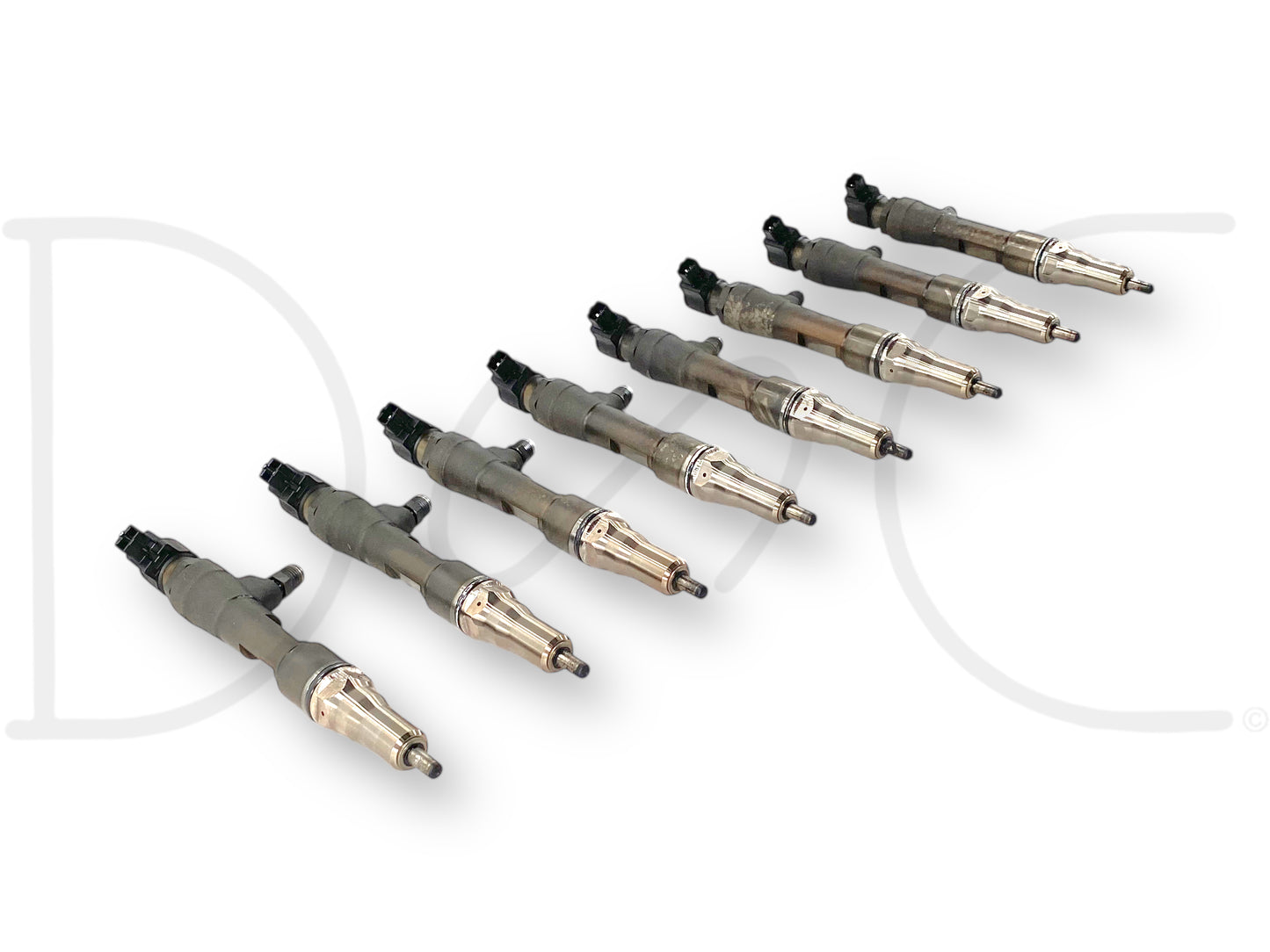 08-10 Ford F250 F350 6.4 6.4L Diesel Fuel Injector Set (8) Injectors *Cores*