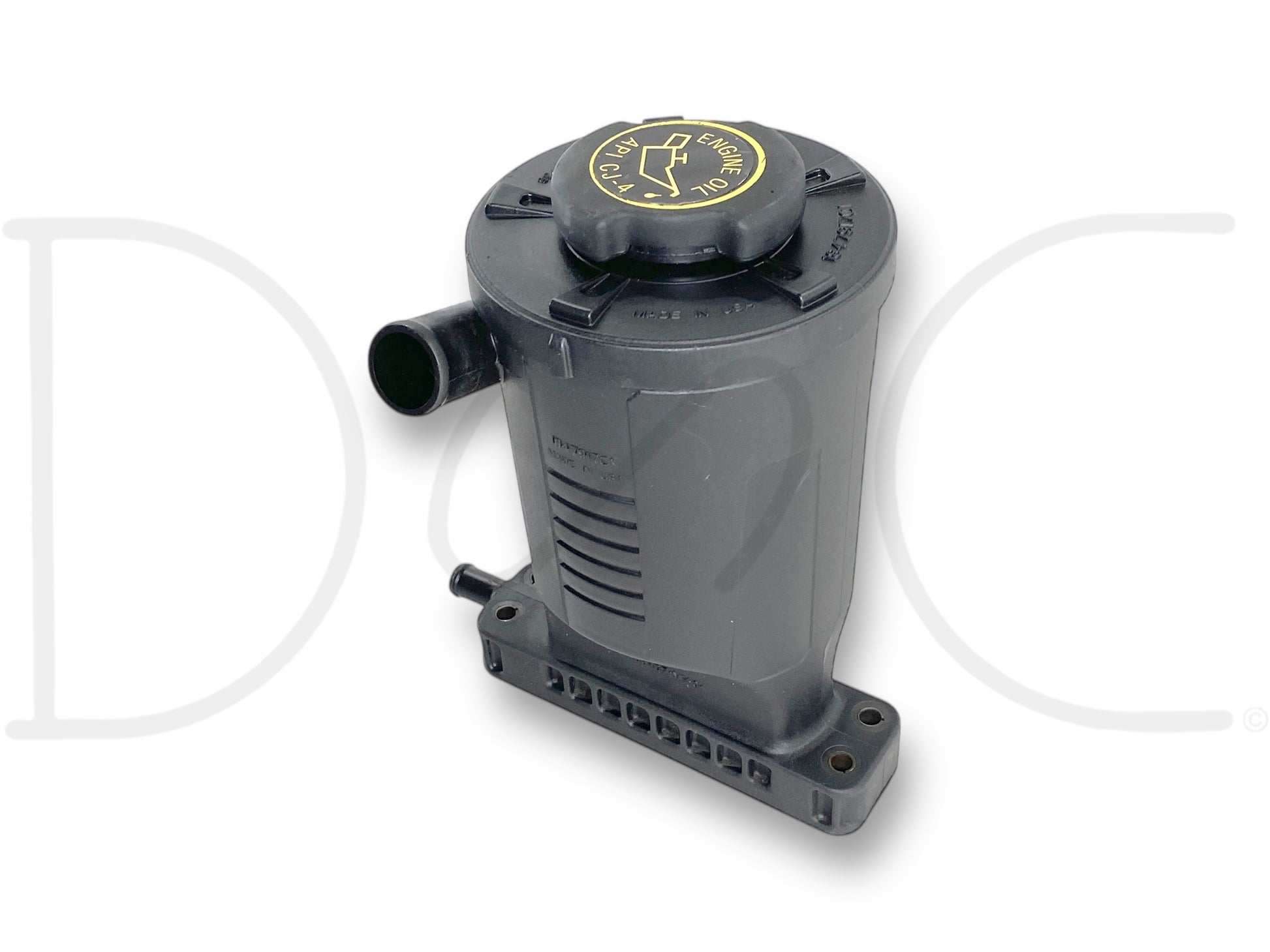 08-10 Ford F250 F350 6.4 6.4L Valve Cover Oil Filler Reservoir Oil Fill Cap Lid used part in good condition with light wear, compatible with 2008-2010 Ford Super Duty diesel trucks, featuring durable construction and OEM fitment for Powerstroke engines.