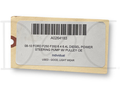 08-10 Ford F250 F350 6.4 6.4L Diesel Power Steering Pump W/ Pulley OE