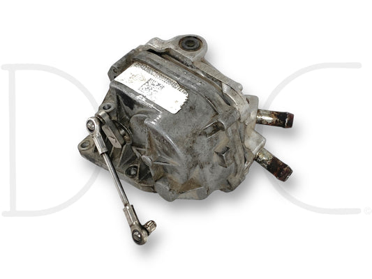 08-10 Ford F250 F350 6.4 6.4L Turbocharger Turbo Actuator OEM used with light wear and corrosion on cooler inlet and outlet fittings, removed from 2008 Ford F-250 King Ranch 6.4L Diesel, compatible with 2008-2010 F-250, F-350, F-450, F-550 models.