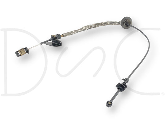 08-10 Ford F250 F350 5R110 Auto Trans Transmission Gear Shift Shifter Cable OE with light wear, used condition, compatible with 2008-2010 Ford F-250, F-350, F-450, F-550 models, designed for reliable gear shifting in 5R110 automatic transmissions.