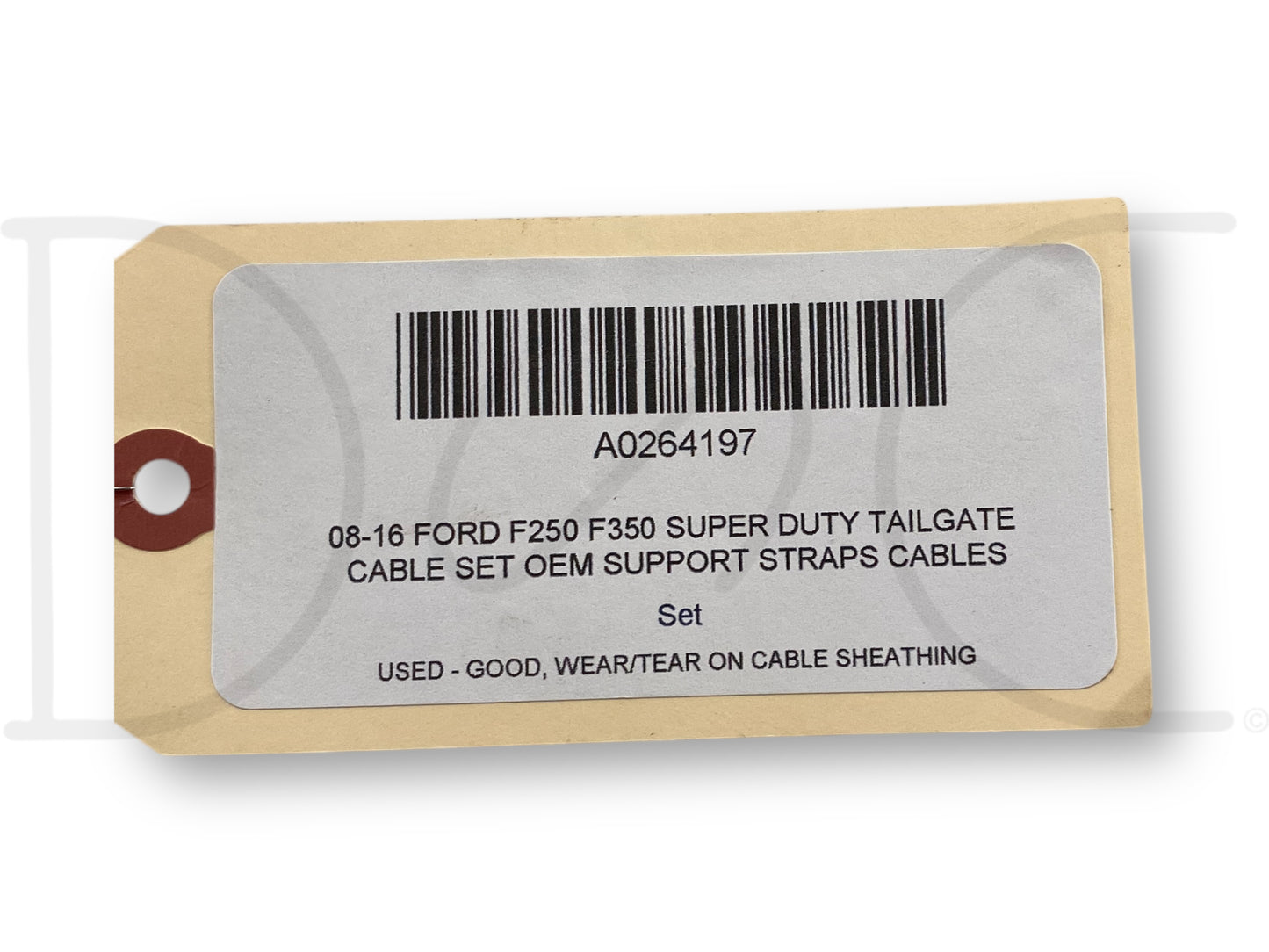 08-16 Ford F250 F350 Super Duty Tailgate Cable Set OEM Support Straps Cables