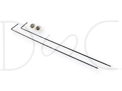 08-16 Ford F250 F350 Tailgate Step Trim Cover Cap Retainer Pin & Spring Set Pins