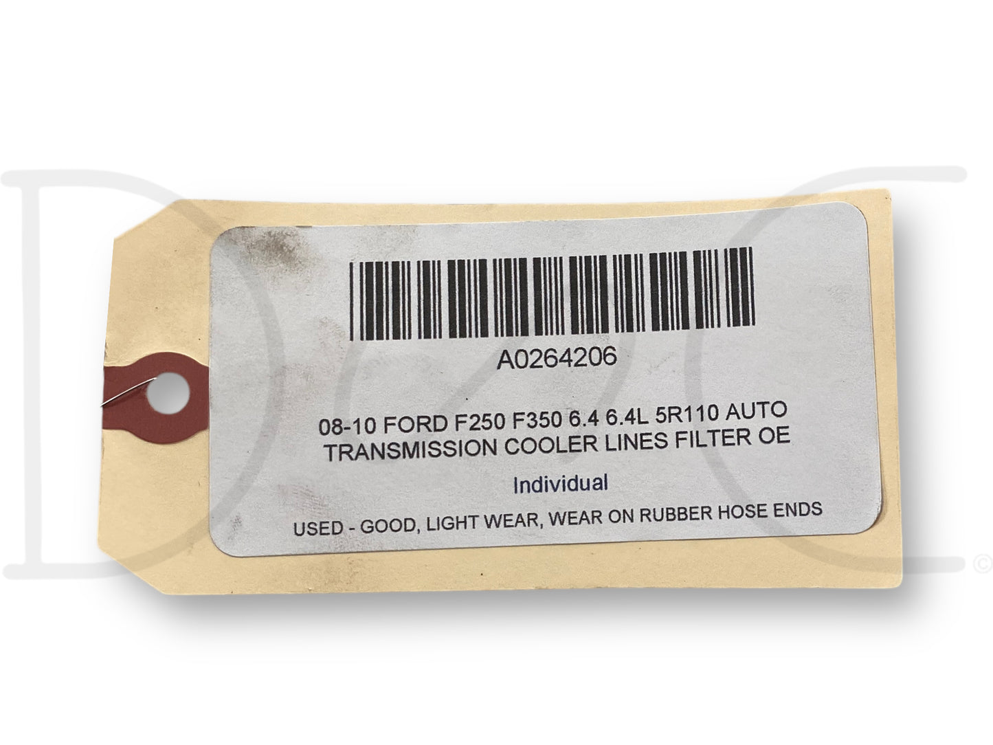 08-10 Ford F250 F350 6.4 6.4L 5R110 Auto Transmission Cooler Lines Filter OE