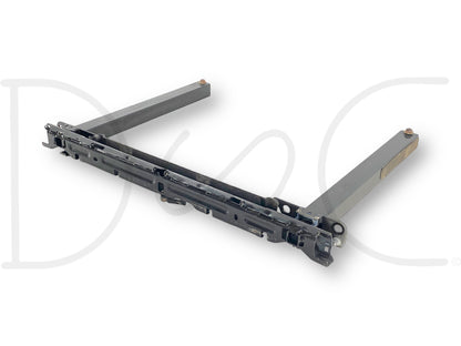 08-16 Ford F250 F350 Super Duty Tailgate Step Assembly OE 8C34-99402A48-A used with light wear and scratches, metal construction frame designed for 2008-2016 Ford F-250, F-350, F-450 Super Duty trucks, compatible with 6.4L Powerstroke models.