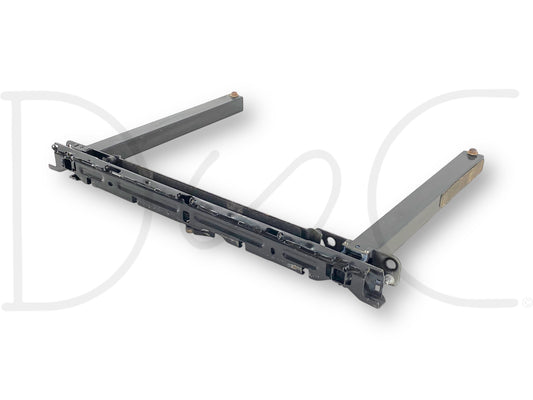 08-16 Ford F250 F350 Super Duty Tailgate Step Assembly OE 8C34-99402A48-A used with light wear and scratches, metal construction frame designed for 2008-2016 Ford F-250, F-350, F-450 Super Duty trucks, compatible with 6.4L Powerstroke models.